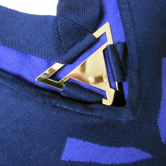 Versace Jeans Dress, sz. M, Navy/Purple, Viscose - Picture 2 of 6